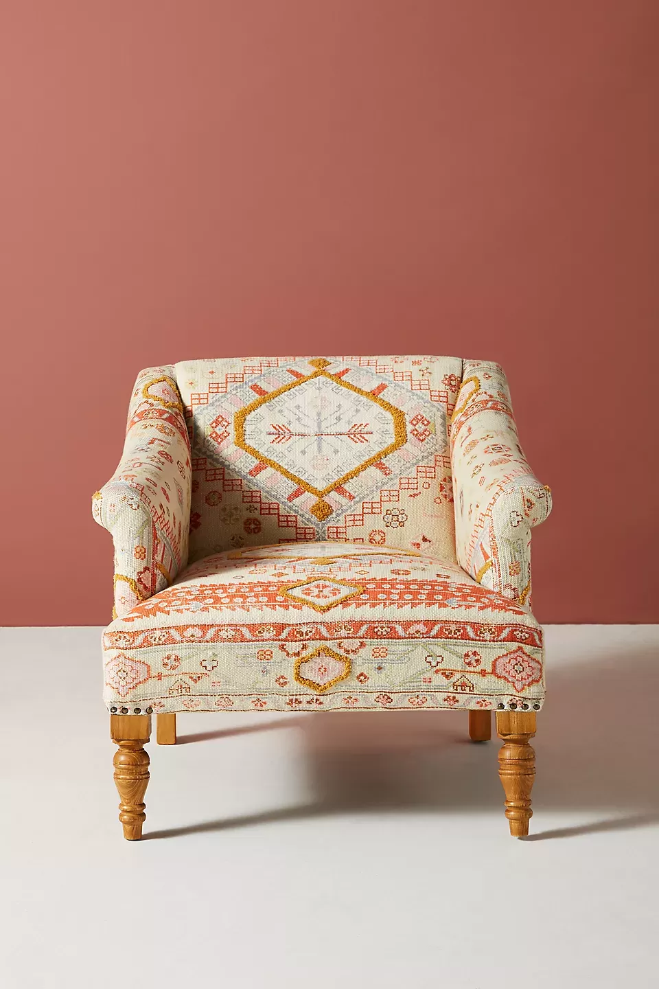 Rug-Printed Sally Accent Chair