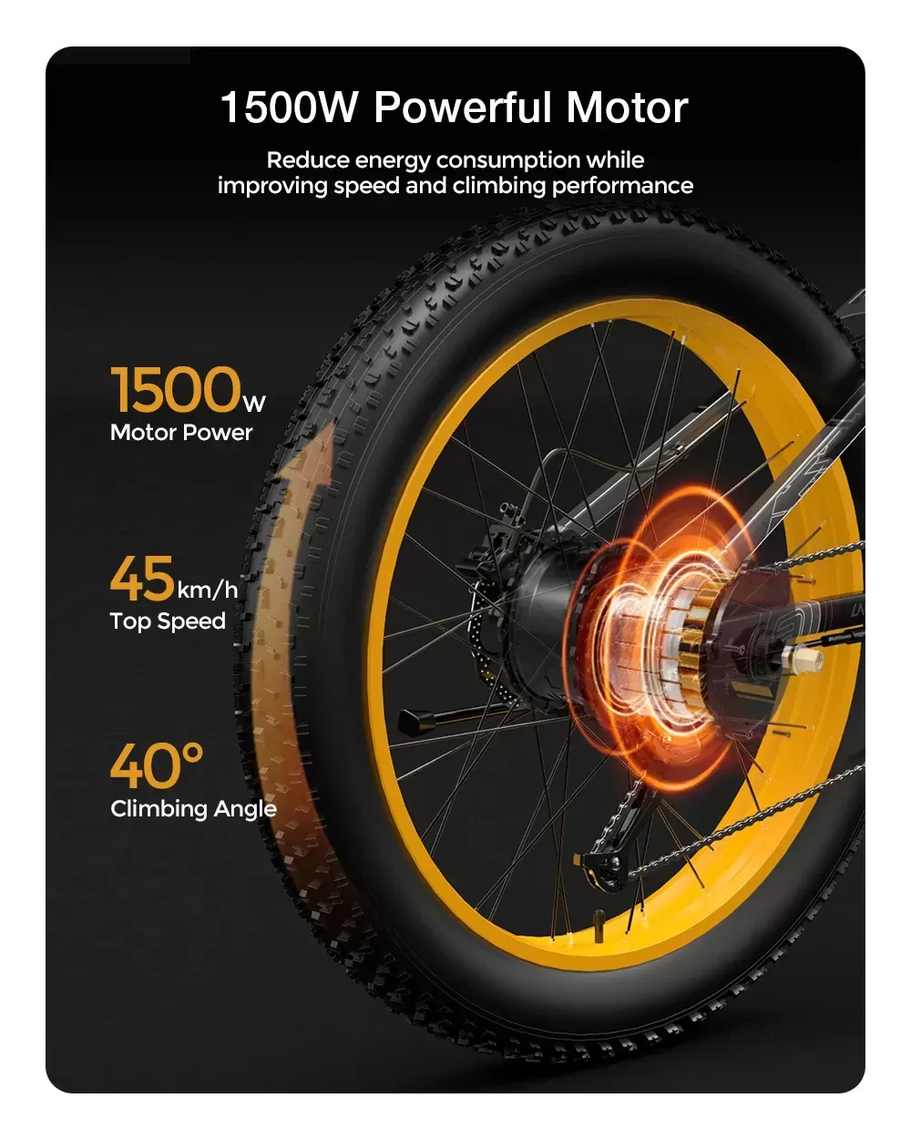 🔥Clearance Sale🔥Electric outdoor bike with 48V / 15AH battery