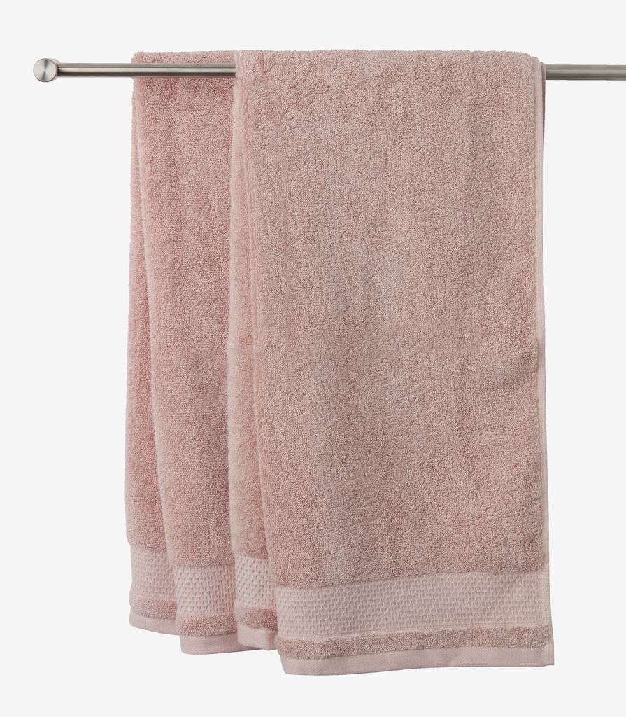 Hand towel NORA 50x100 dusty rose