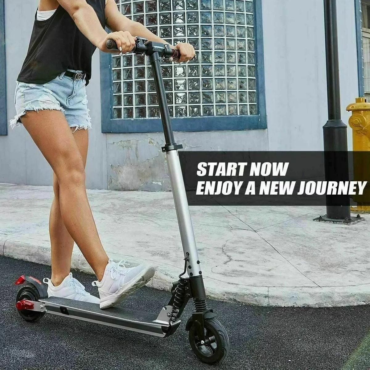 Powered Folding Electric Scooter For Adults Portable Commuter