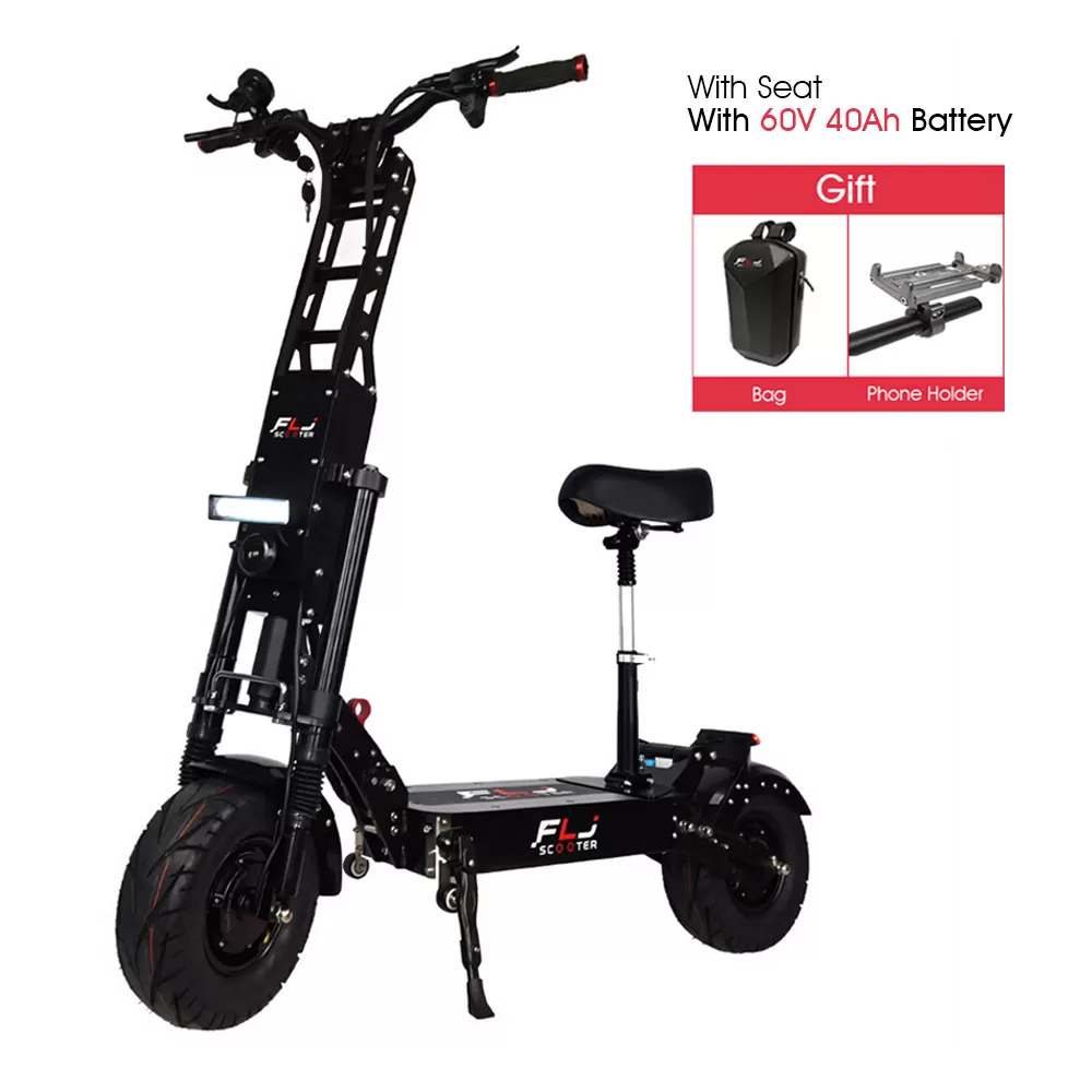 (🔥Limited Time Sale) K6 6000W all terrain Fat wheels dual motor electric scooter with Max Speed 53MPH