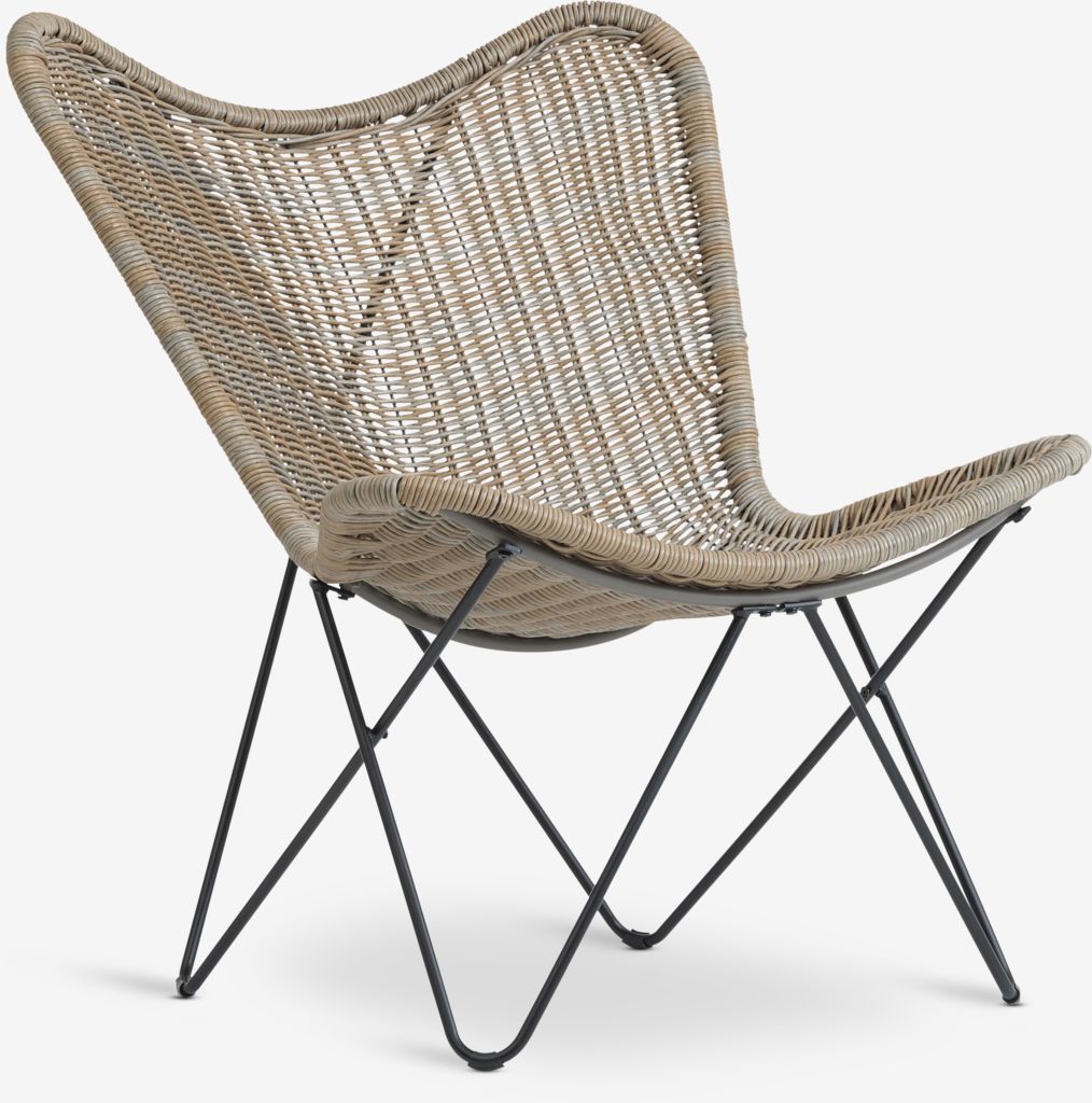 Lounge chair VALLESTRUP natural