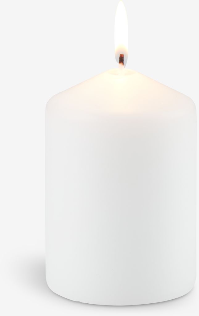 Pillar candle TORALF D7xH10cm white