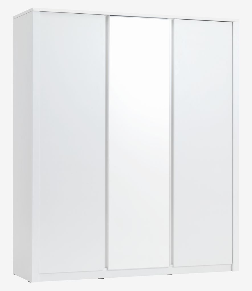 Wardrobe VEDDE 167x197 w/mirror white